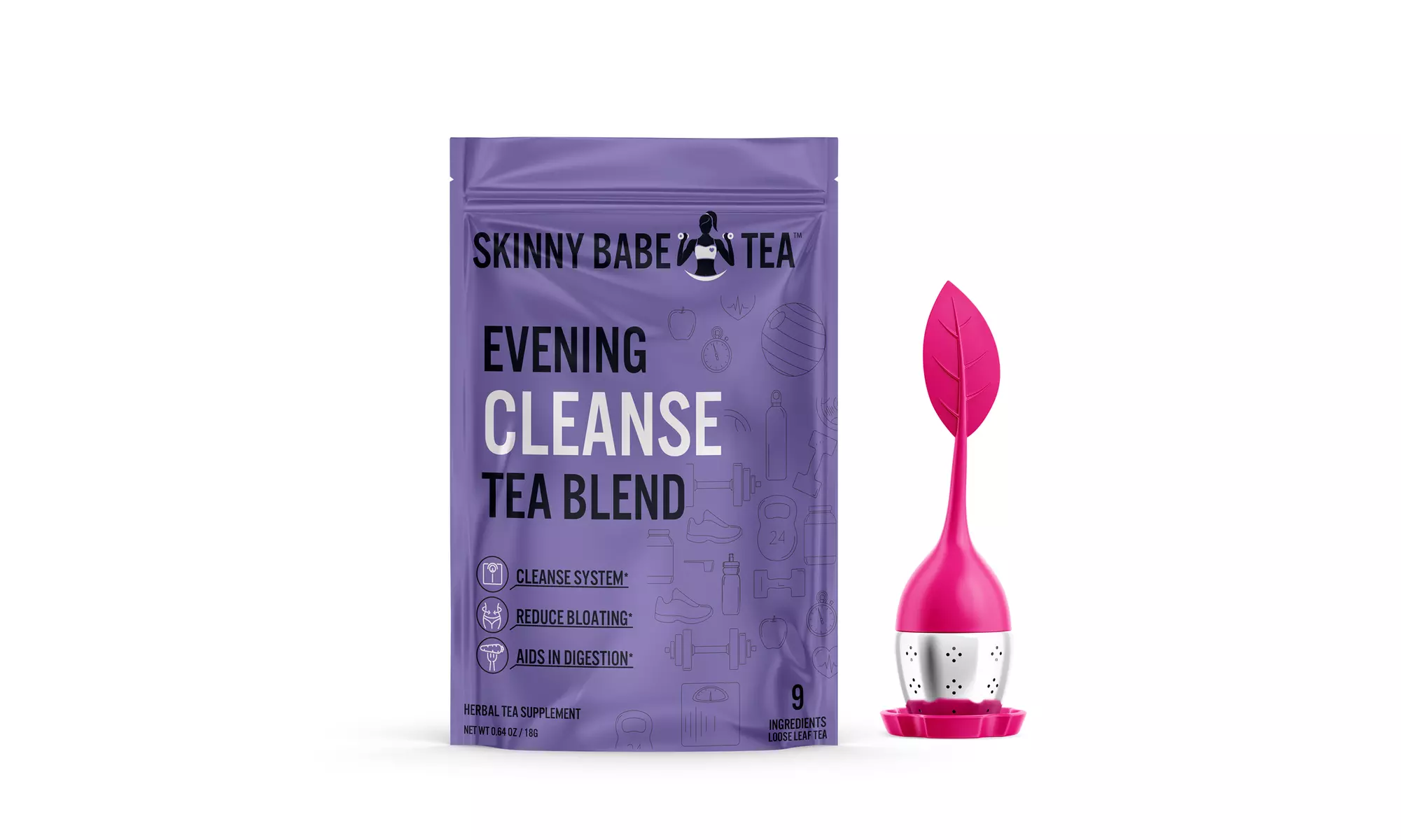 Skinny Babe Tea Evening Cleanse with Infuser