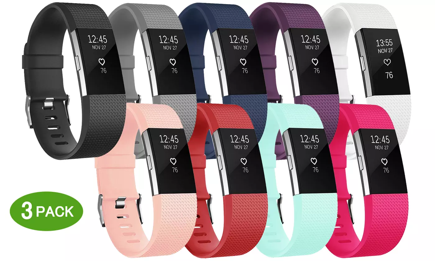 Classic&Special Edition Replacement Bands Compatible for Fitbit Charge 2 - 3Pack - Primary Image