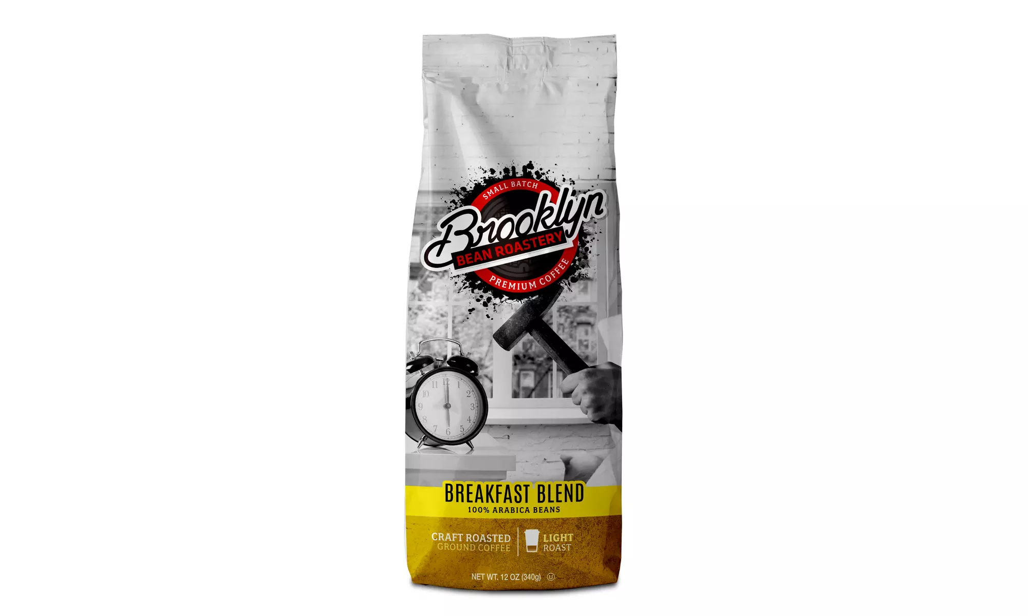 Brooklyn Bean Ground Coffee 12 Ounce Bags - 2 pk or 6 pk