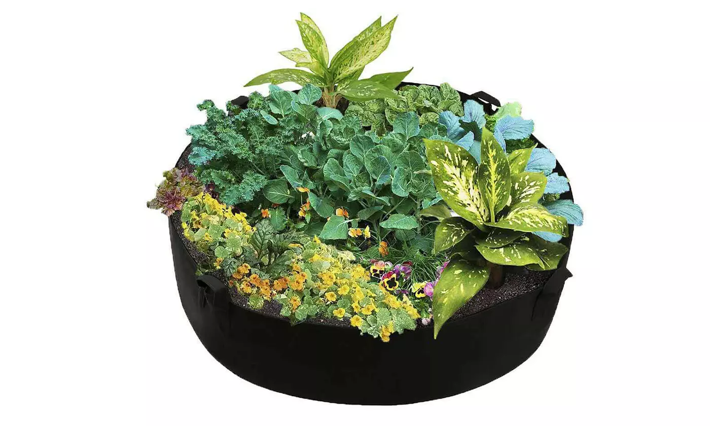 Planter Flower Grow Bag Raised Fabric Bed Elevated Vegetable Box For Garden