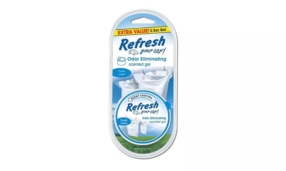 Refresh Your Car! Gel Can Scents Air Fresheners (4 Pack)