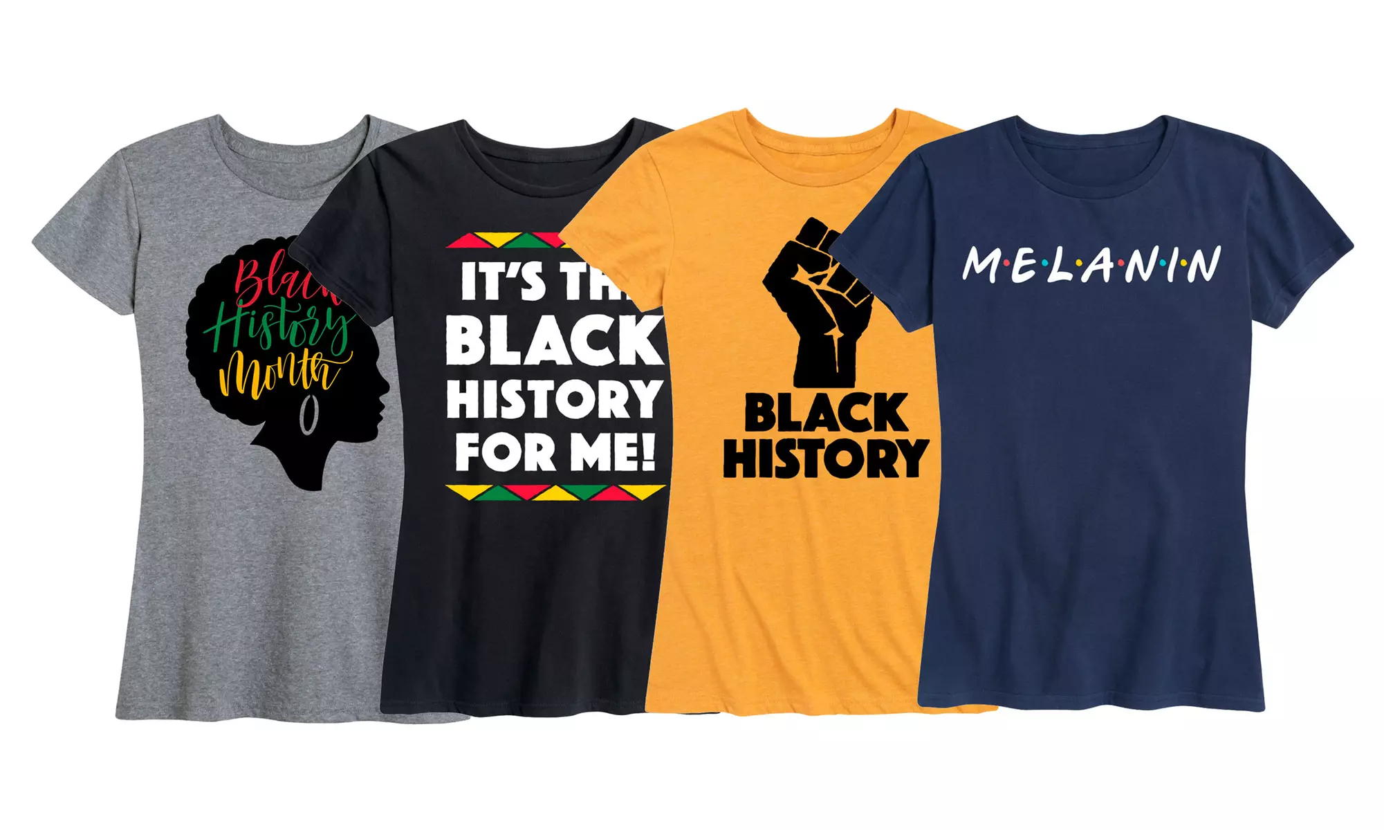 Women's Black History Month Tees By Instant Message Available in Plus Sizes - Primary Image