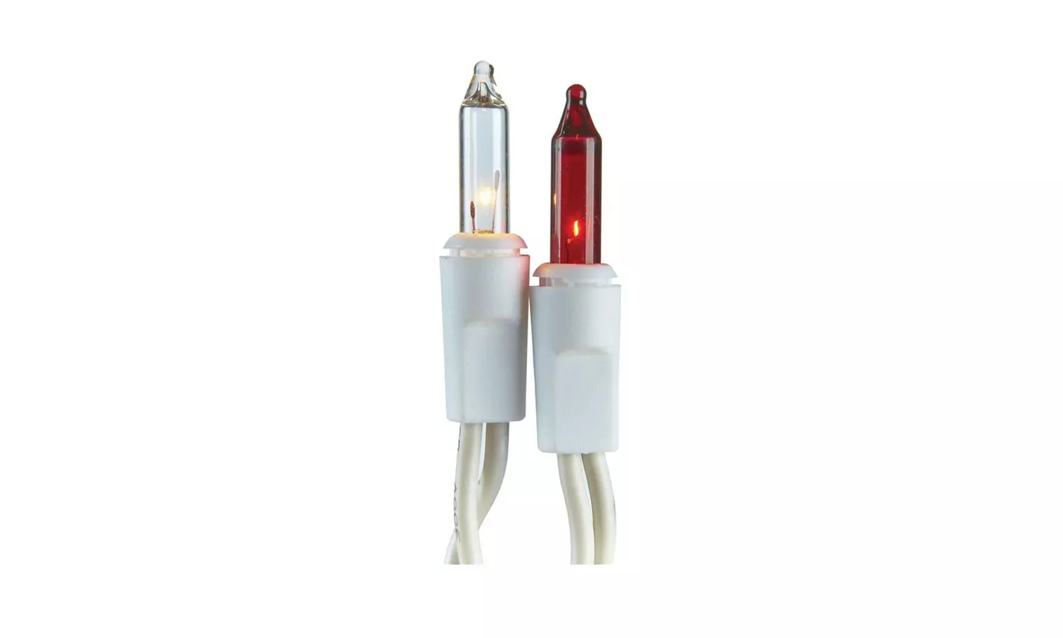 Celebrations KA404E11 Mini Red and Clear Garland Lights, 9' - Primary Image