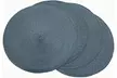 Fine Woven Placemats Dining Table Decor 15" Round Shape 8 Colors 4, 6, 8 PC Sets - Second Medium
