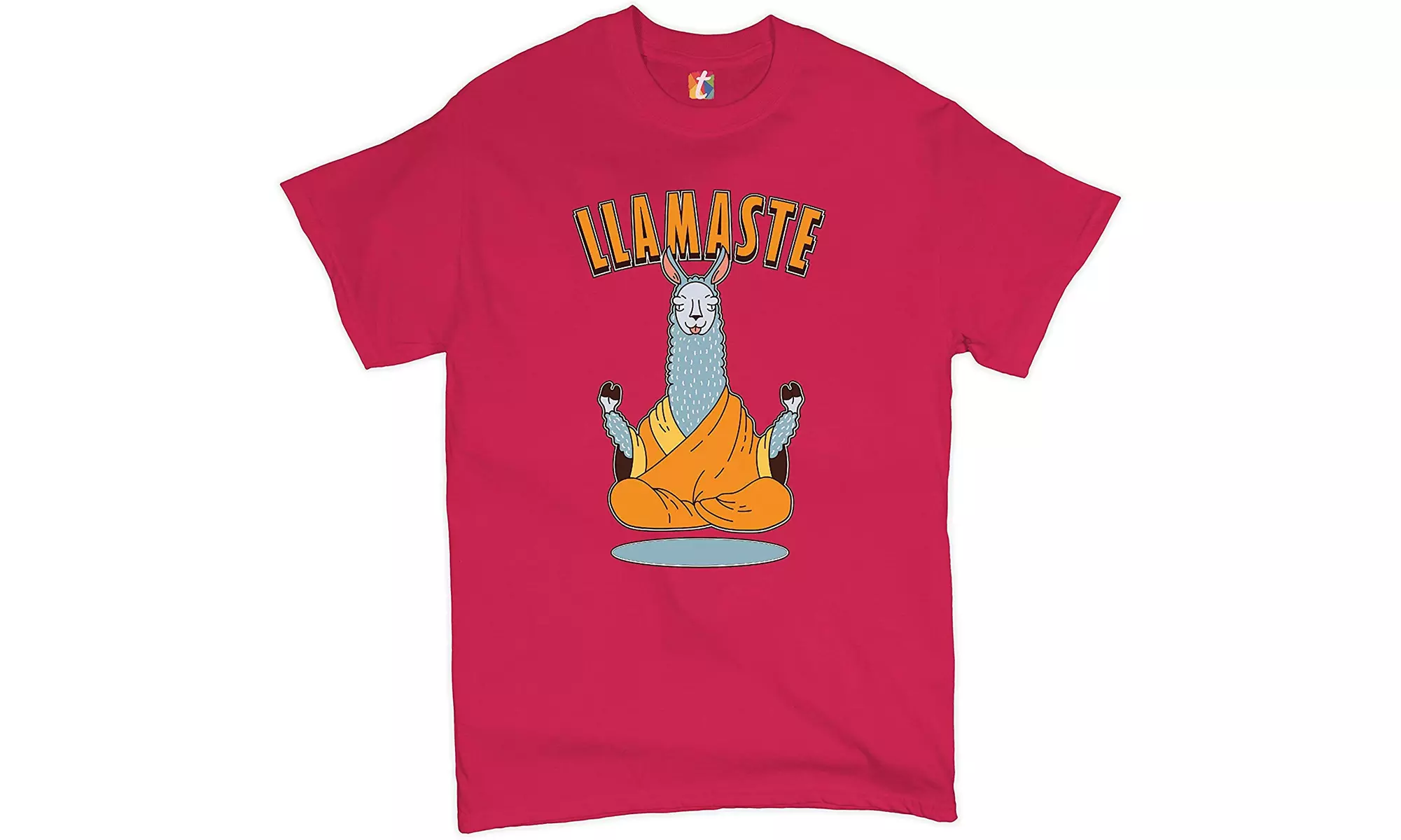 Llamaste Shirt Funny Llama Tshirt Yoga Top - No Drama Llama Shirt Men's Namaste - Second Medium