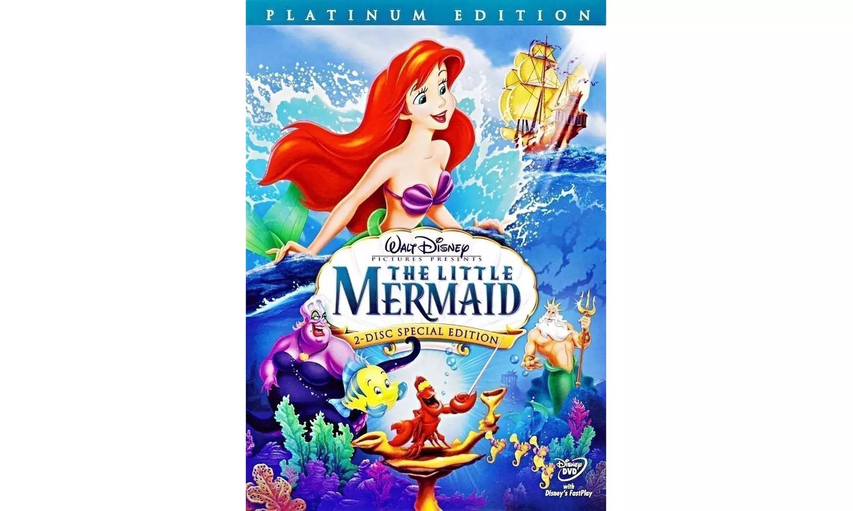 The Little Mermaid 2-disc special edition deals 4-pack of prints!