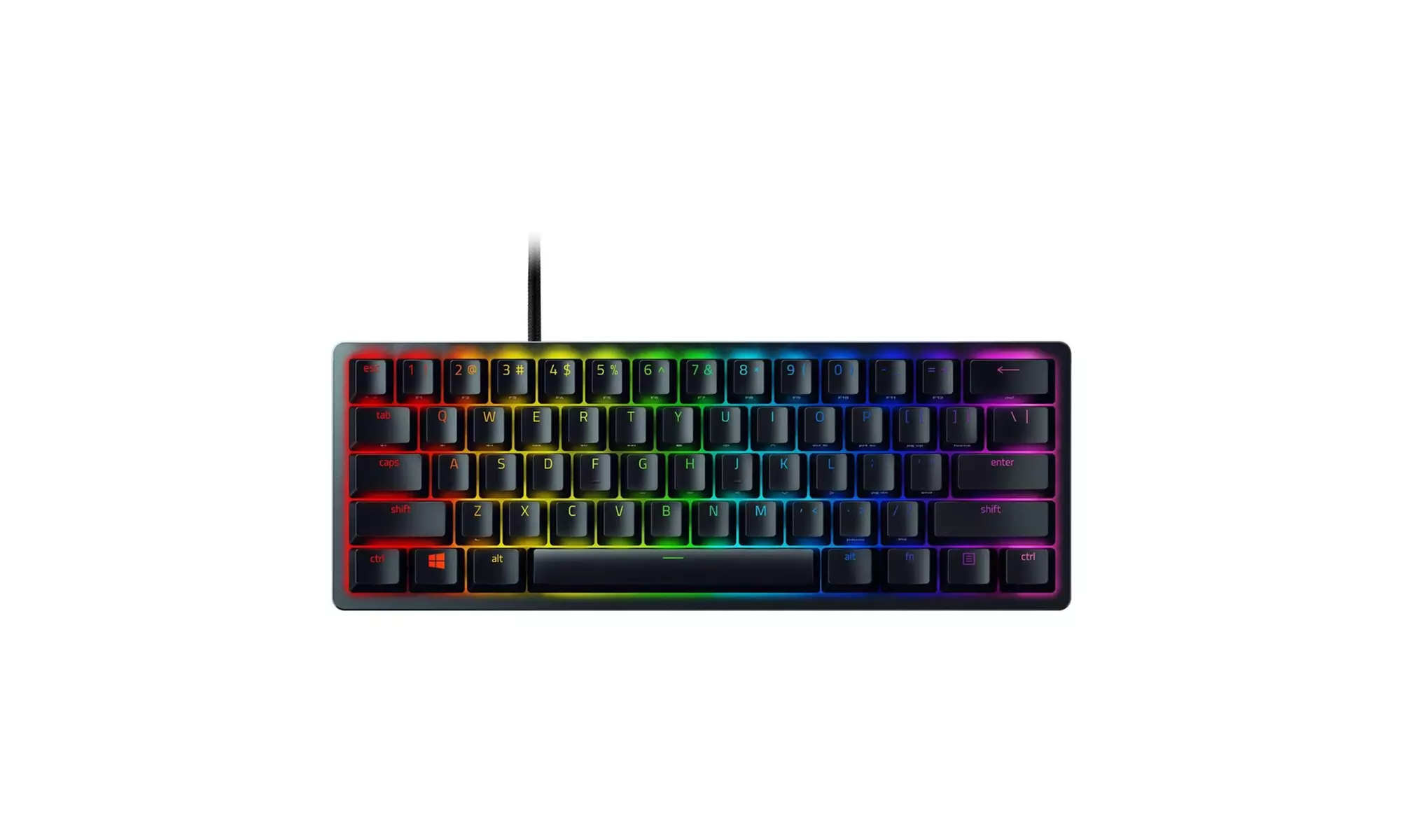 Razer Huntsman Mini 60 percent Wired Gaming Keyboard w/ RGB Chroma Backlighting - Primary Image