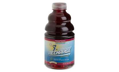 R.W. Knudsen Recharge Sports Drink, Tropical, 32-Ounce Bottles