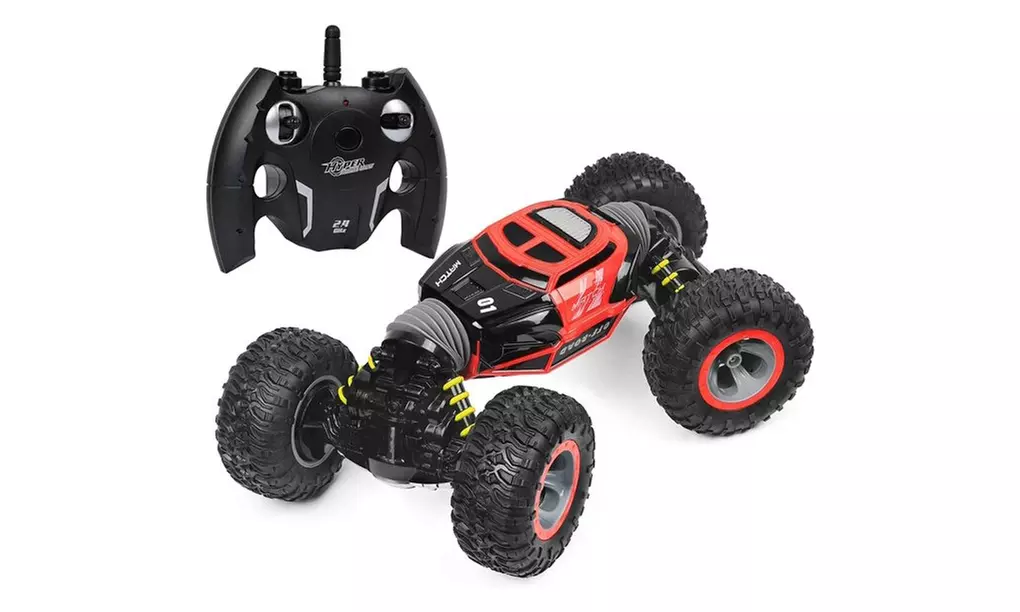 4WD Remote Control RC Double Sided 1 Click Conversion Stunt Rock Crawler, - Primary Image