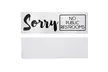 Juvale 4 Pack No Public Restroom Signs Decal Stickers for door, Aluminum - Second Medium