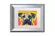 Dean Russo 'Drip Love' Matted Silver Framed Art - Second Medium