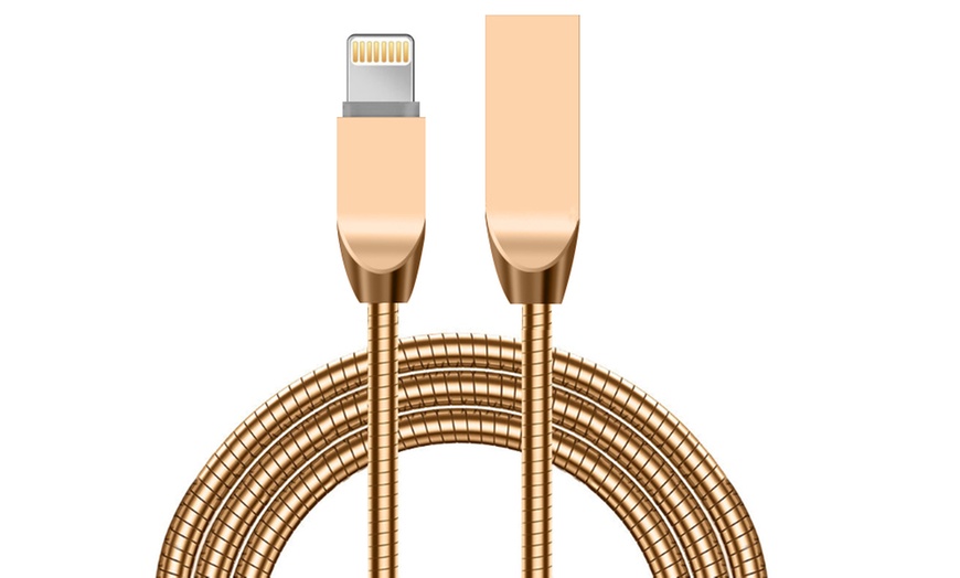 Image 5: Spring Zinc Alloy Cable Iphone Cable