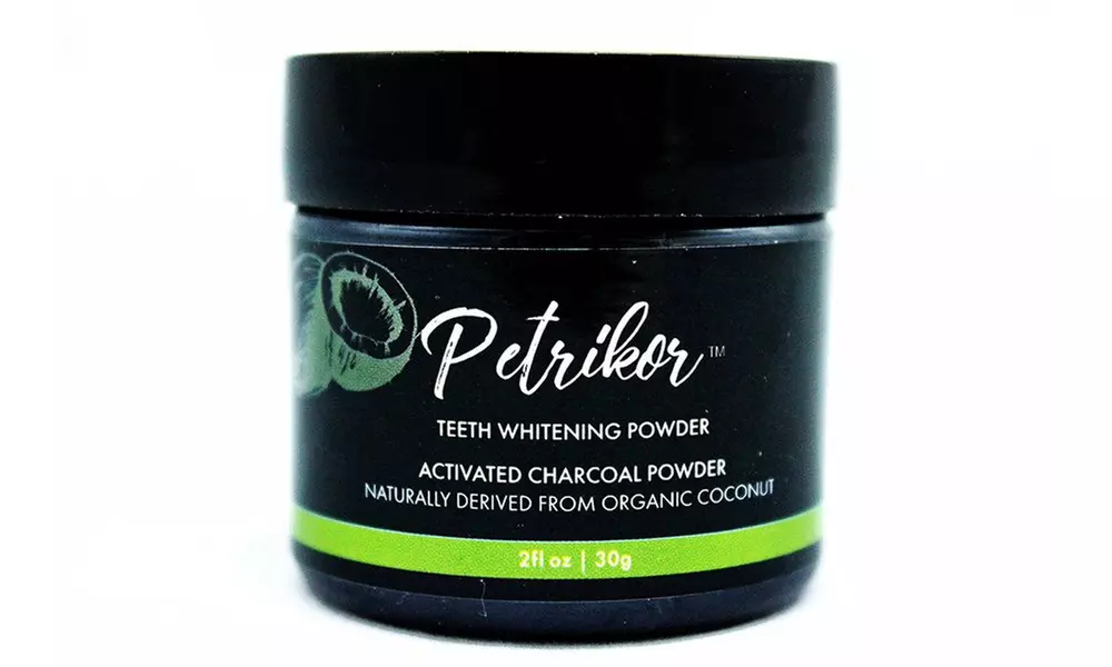 PETRIKOR Activated Coconut Charcoal Natural Teeth Whitening Powder - Primary Image