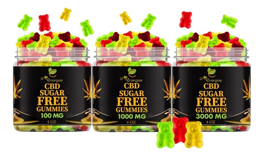 CBD Gummies SUGAR FREE 1000 mg Fruit Flavor from Greenergize | Groupon