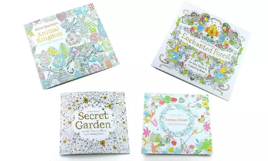 Coloring Book Children Adult Relieve Stress Kill Time Painting Drawing Book - Primary Image