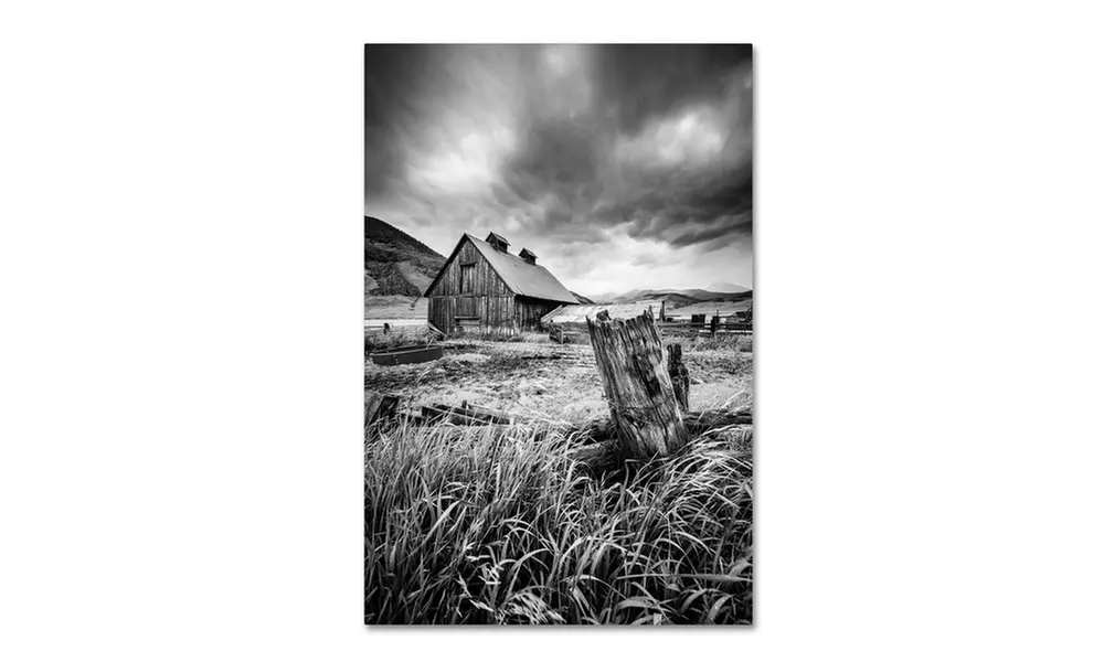 Dan Ballard 'Stormy Barn' Canvas Art - Second Medium