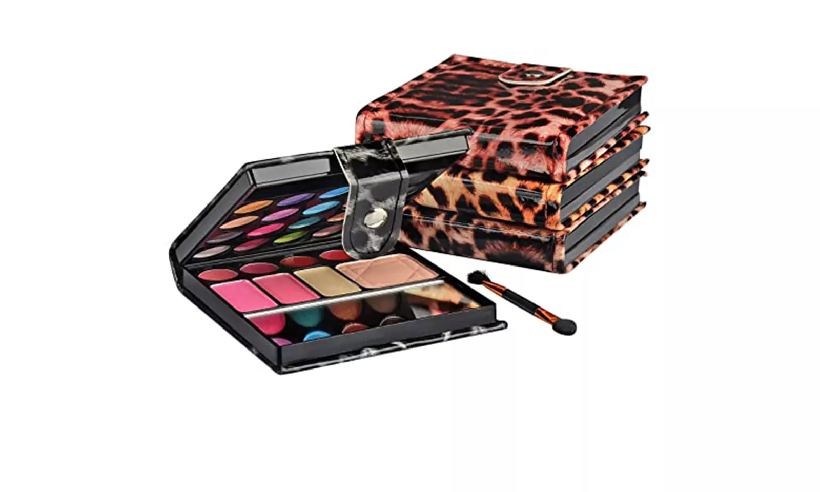 Ecvtop Professional Makeup Kit Eyeshadow Palette Lip Gloss Blush Concealer - Second Medium
