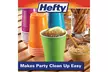 Hefty Disposable Plastic Cups in Assorted Colors - 16 Oz, 100Count - Second Medium