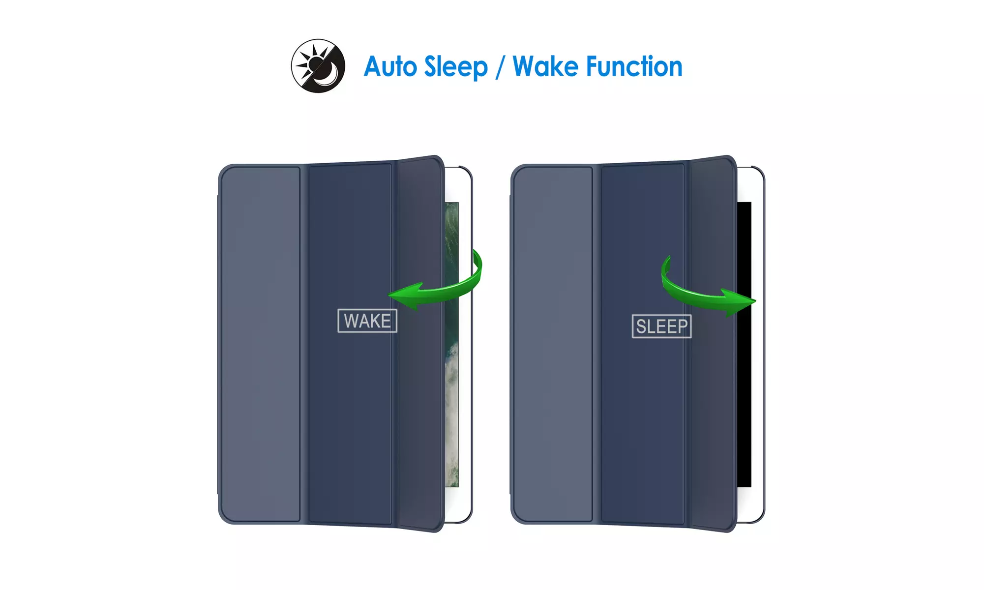 JETech Case for Apple iPad Mini 1 2 3, Hard Back Shell Soft-Touch Stand Cover