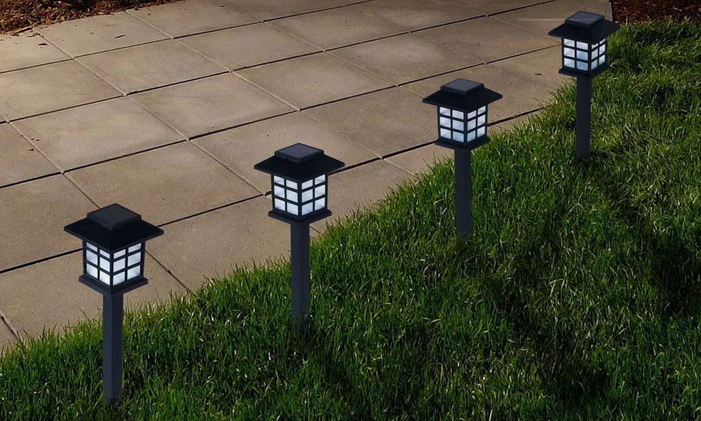 Pure Garden Outdoor Solar Lantern Landscaping Lights (6-Pack) - Primary Image
