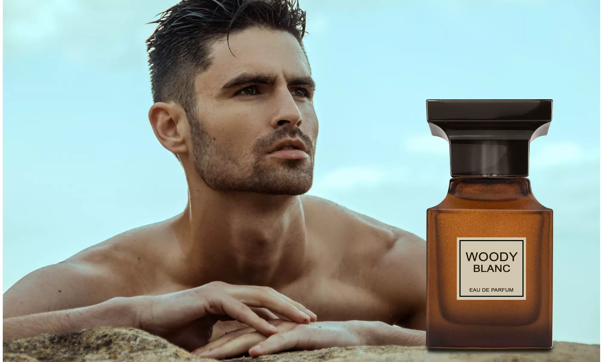 Woody Blanc Perfume for Men 3.4 FL.OZ Long-lasting & Fresh Fragrance