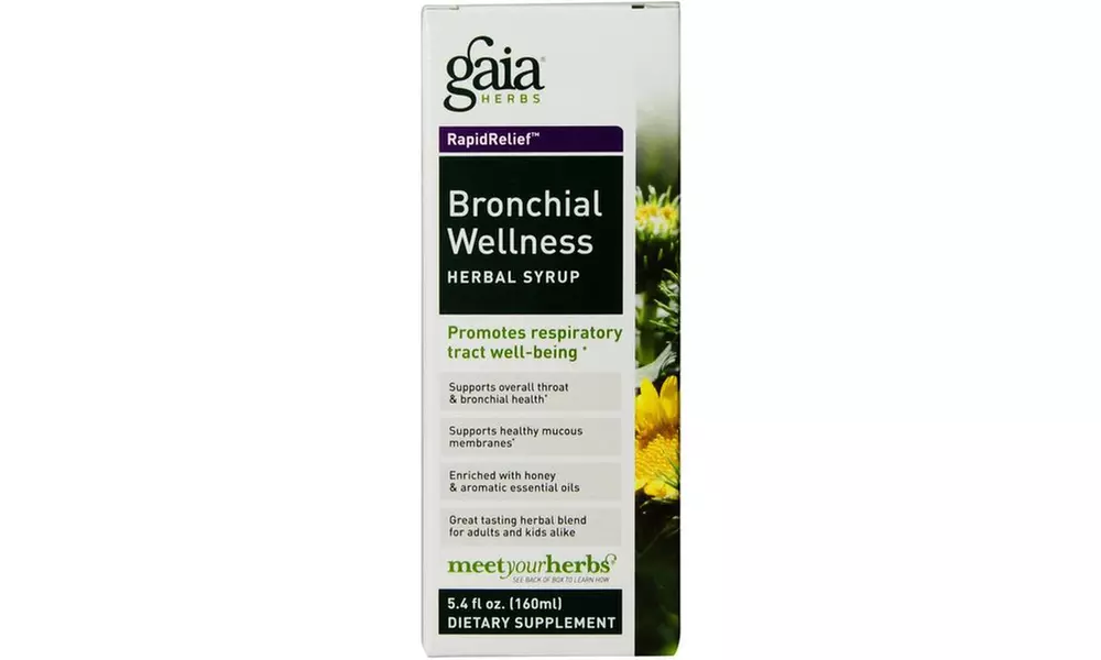 Gaia Herbs Bronchial Wellness Herbal Syrup - Second Medium