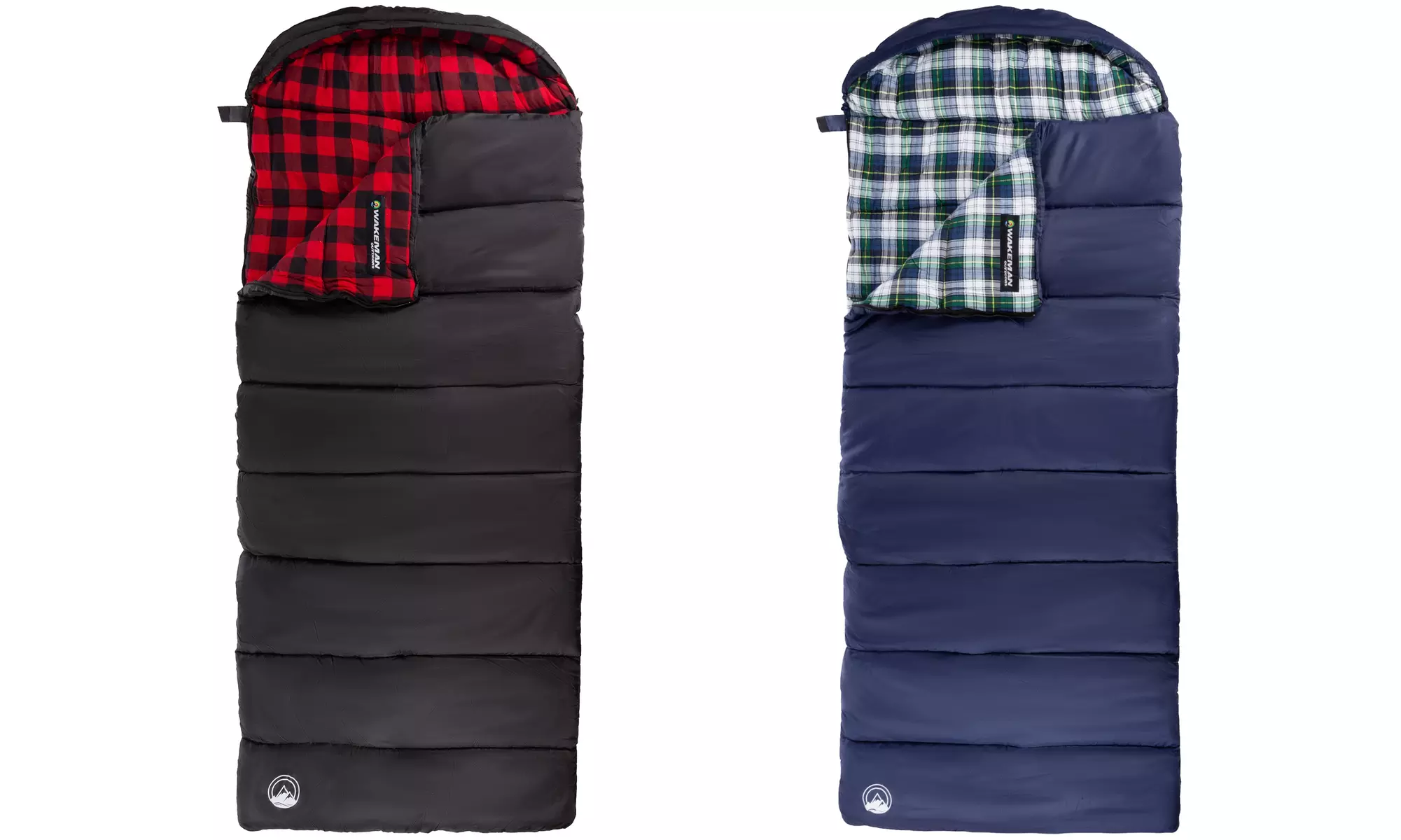 Wakeman XL 3 Season 32F Envelope Sleeping Bag with Hood - Primary Image