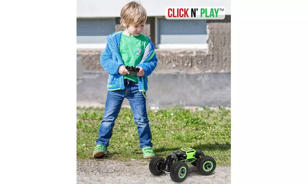 4WD Remote Control RC Double Sided 1 Click Conversion Stunt Rock Crawler, - Second Medium