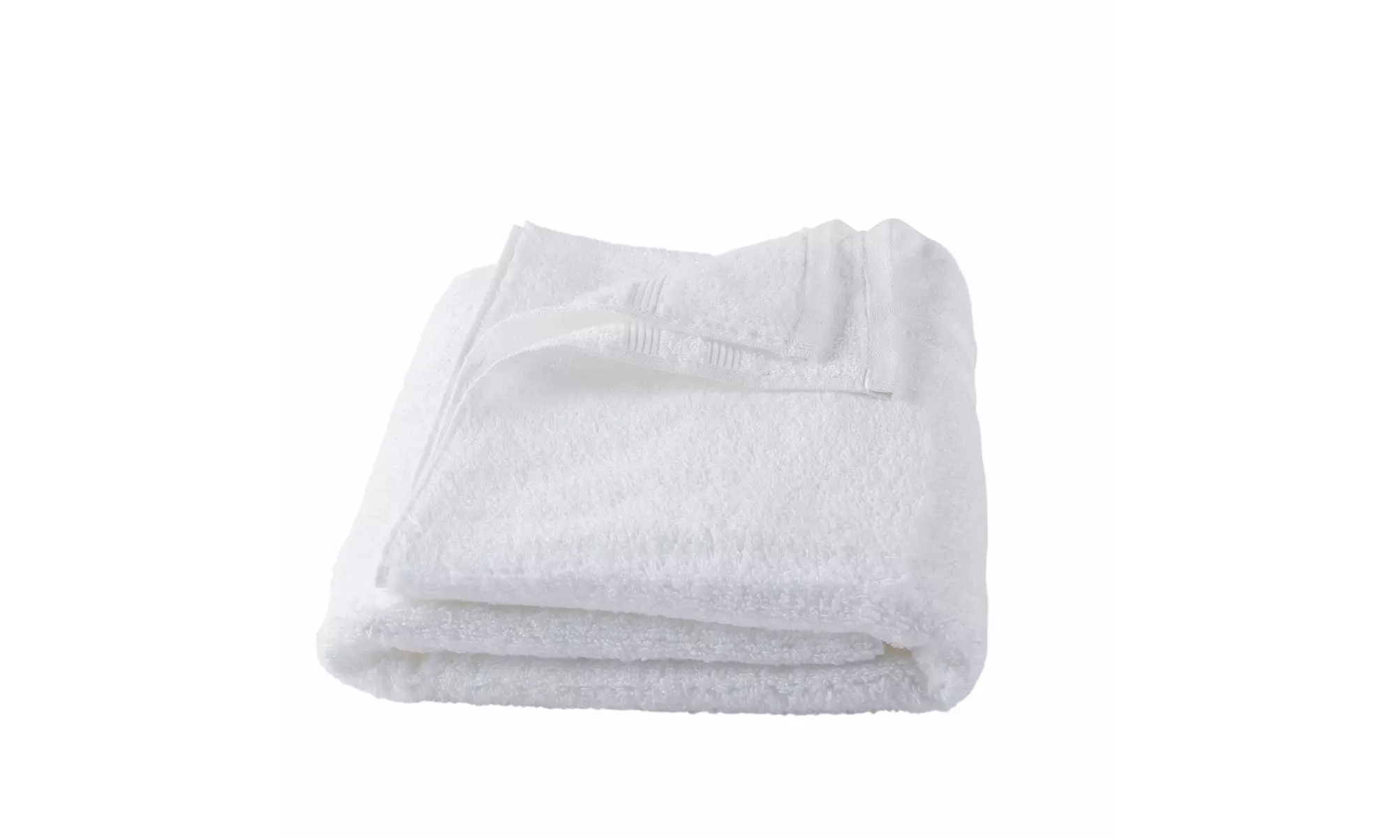 Mainstays Performance Mix Textured 6-Piece Bath Towel Set - Arctic White - Primary Image