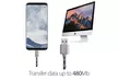3x USB-C Type C Cable Fast Charging Cord For Samsung Galaxy S8 S9 S10 Note 8 9 - Second Medium