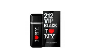 Carolina Herrera 212 VIP Black I Love NY EDP for Men 3.4 Fl. Oz. 