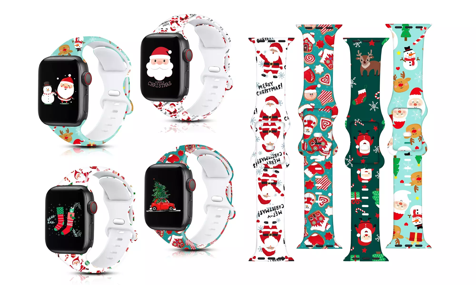 Christmas Watch Band for Apple iWatch 38/40/41mm 42/44/45mm Series 7-1&Editions  - Primary Image
