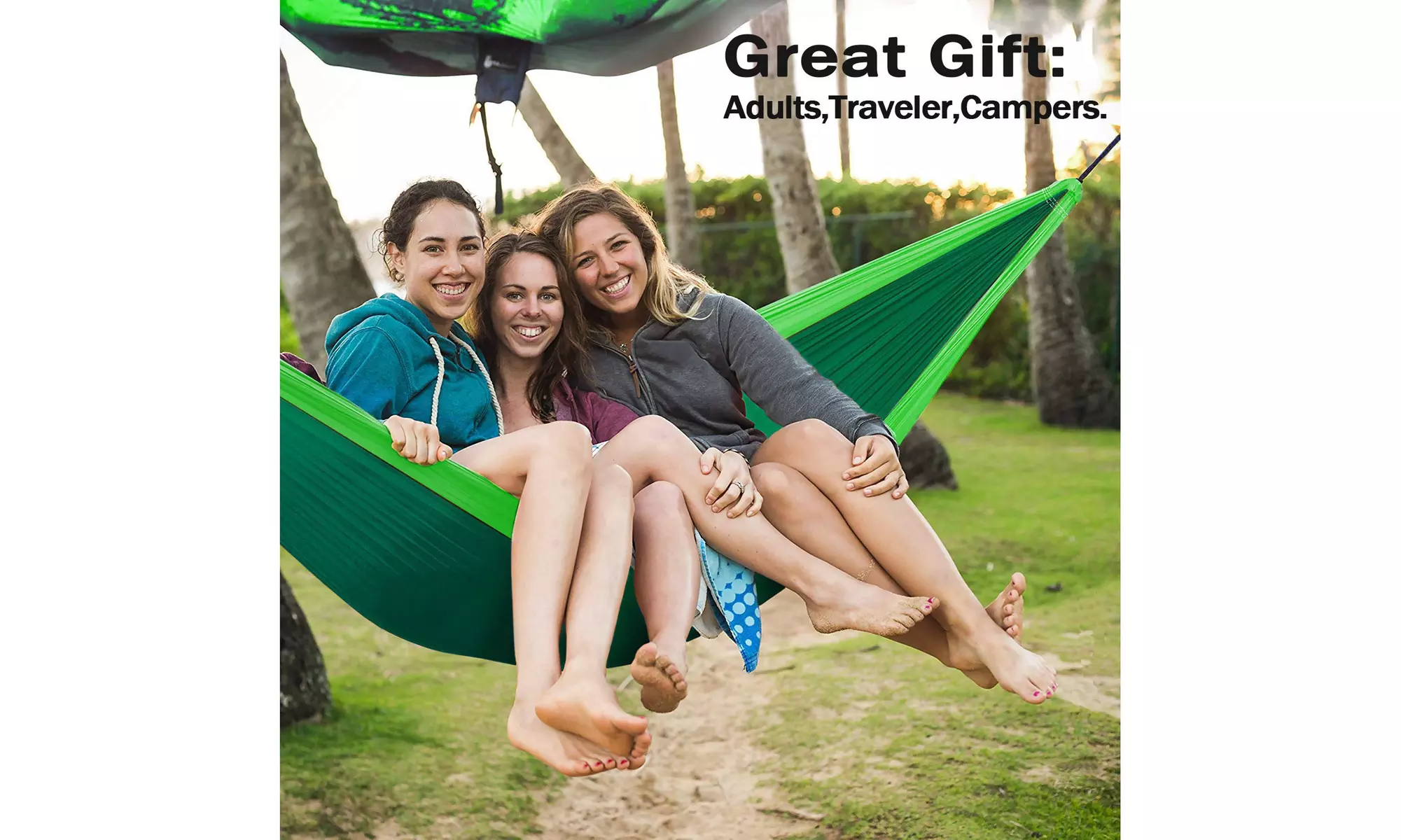 Camping Hammock Lightweight Nylon Portable Hammock  - Second Medium