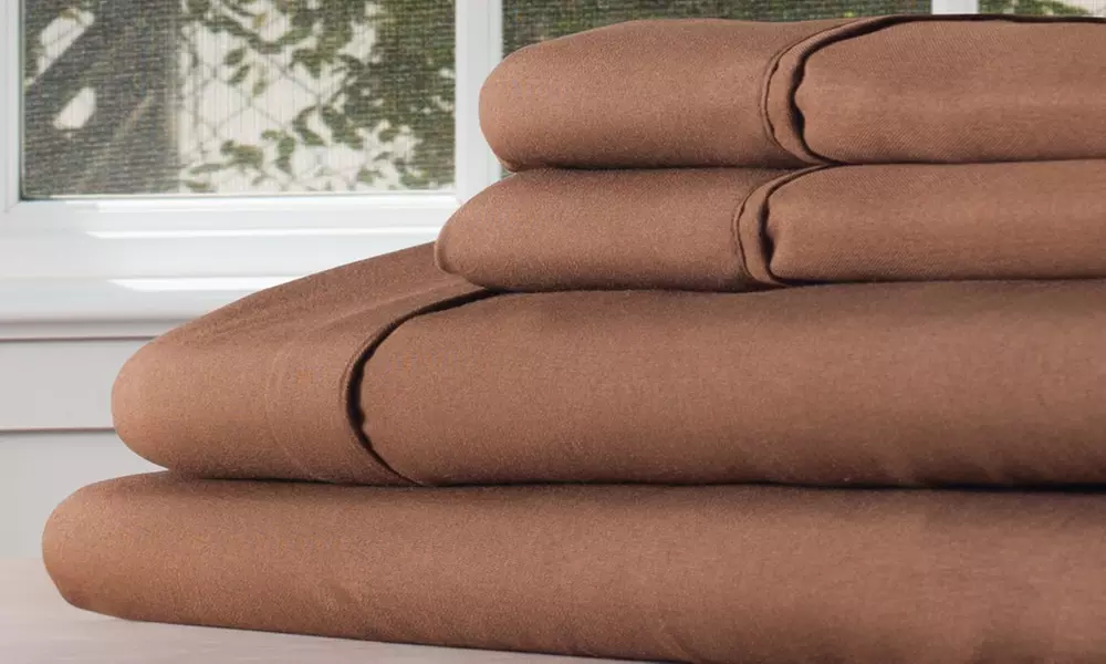 Lavish Home Series 1200 Microfiber Sheet Set