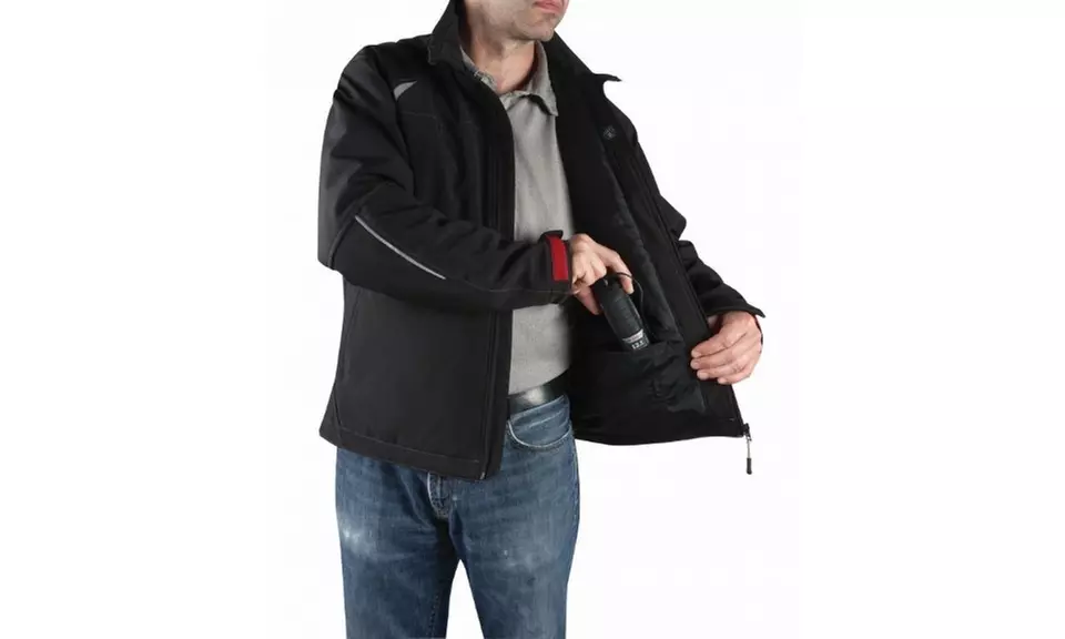 Bosch PSJ120 12V Max Li-Ion Softshell Heated Jacket with Battery Holster - Second Medium