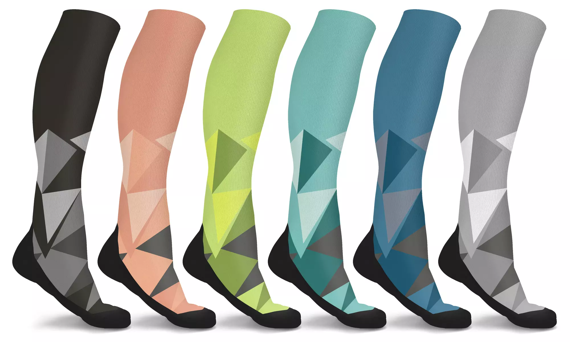 DCF Knee High Compression Sock Collection (6-Pack) - Second Medium