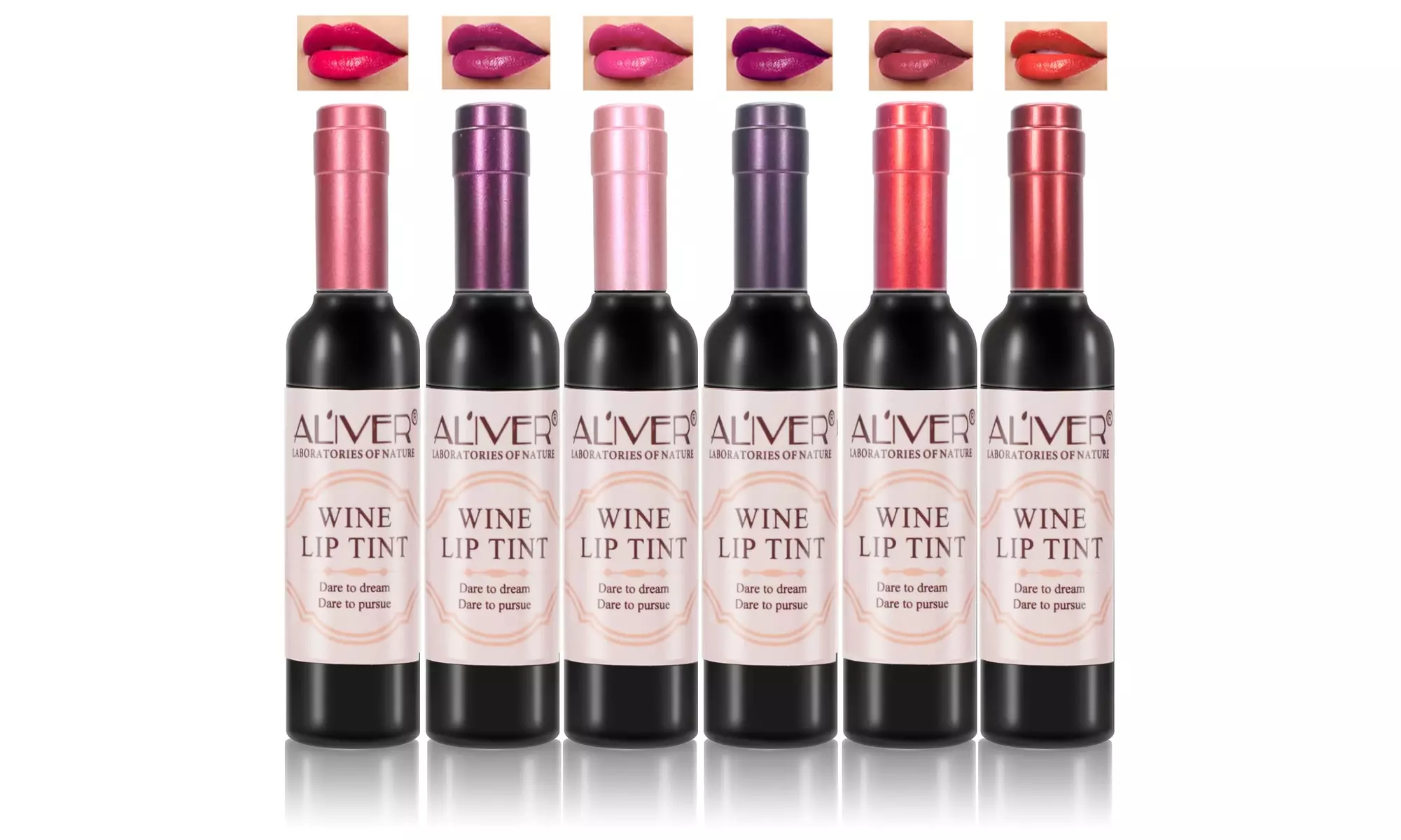 Wine Lip Tint, Matte Liquid Lipstick, Wine Lip Stain, Long Lasting Waterproof - Primary Image