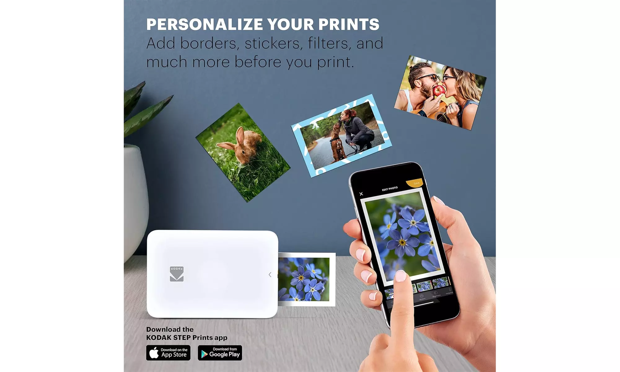 Kodak Step Mobile Instant Photo Printer 2x3", Compatible with iOS & Android - Second Medium