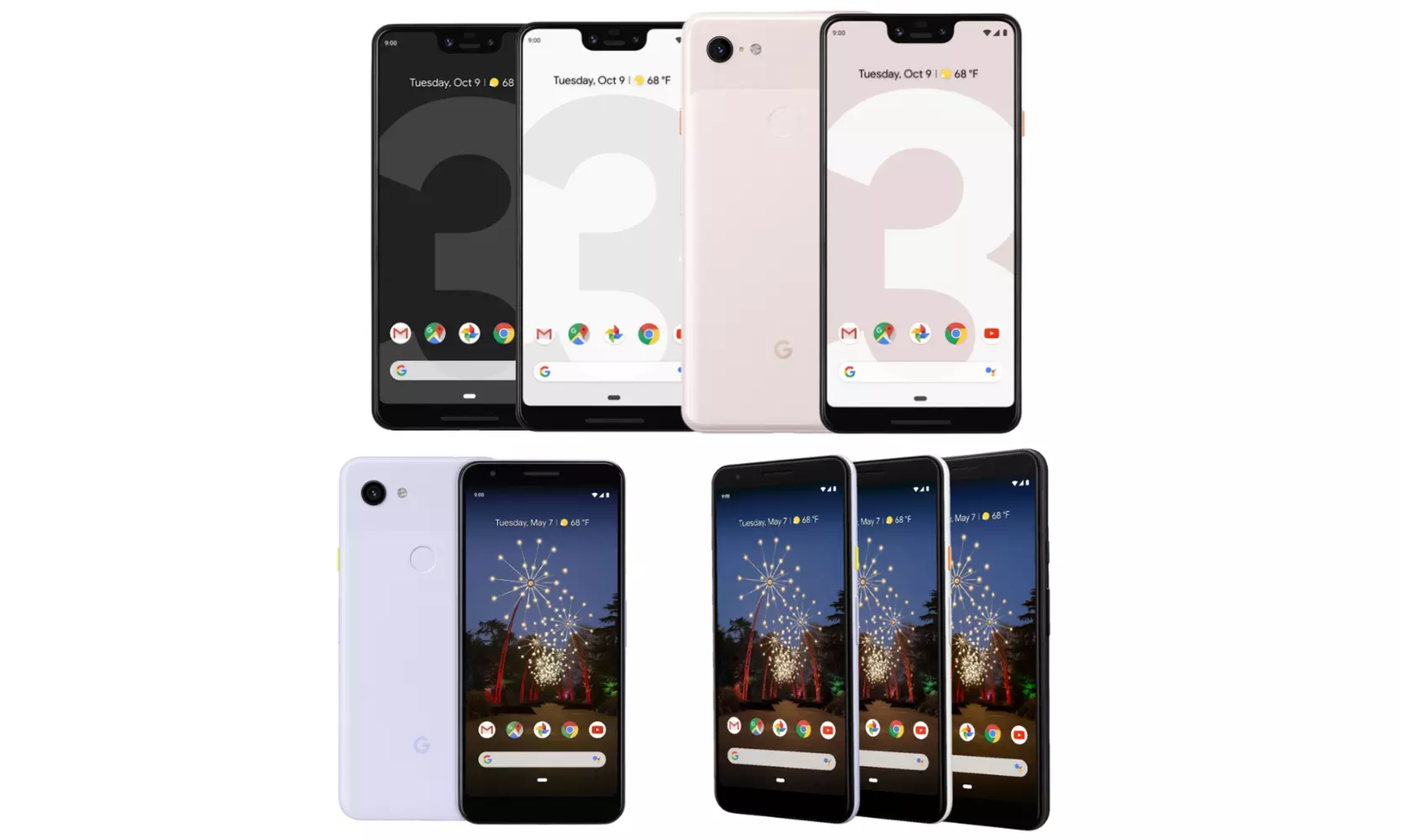 Google Pixel 3 3a 3XL 3a XL Verizon GSM Unlocked Smartphone A Grade Refurbished - Primary Image