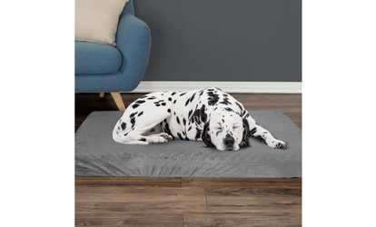 Orthopedic Pet Bed - Egg Crate and Memory Foam with Washable Cover 46x27x4 