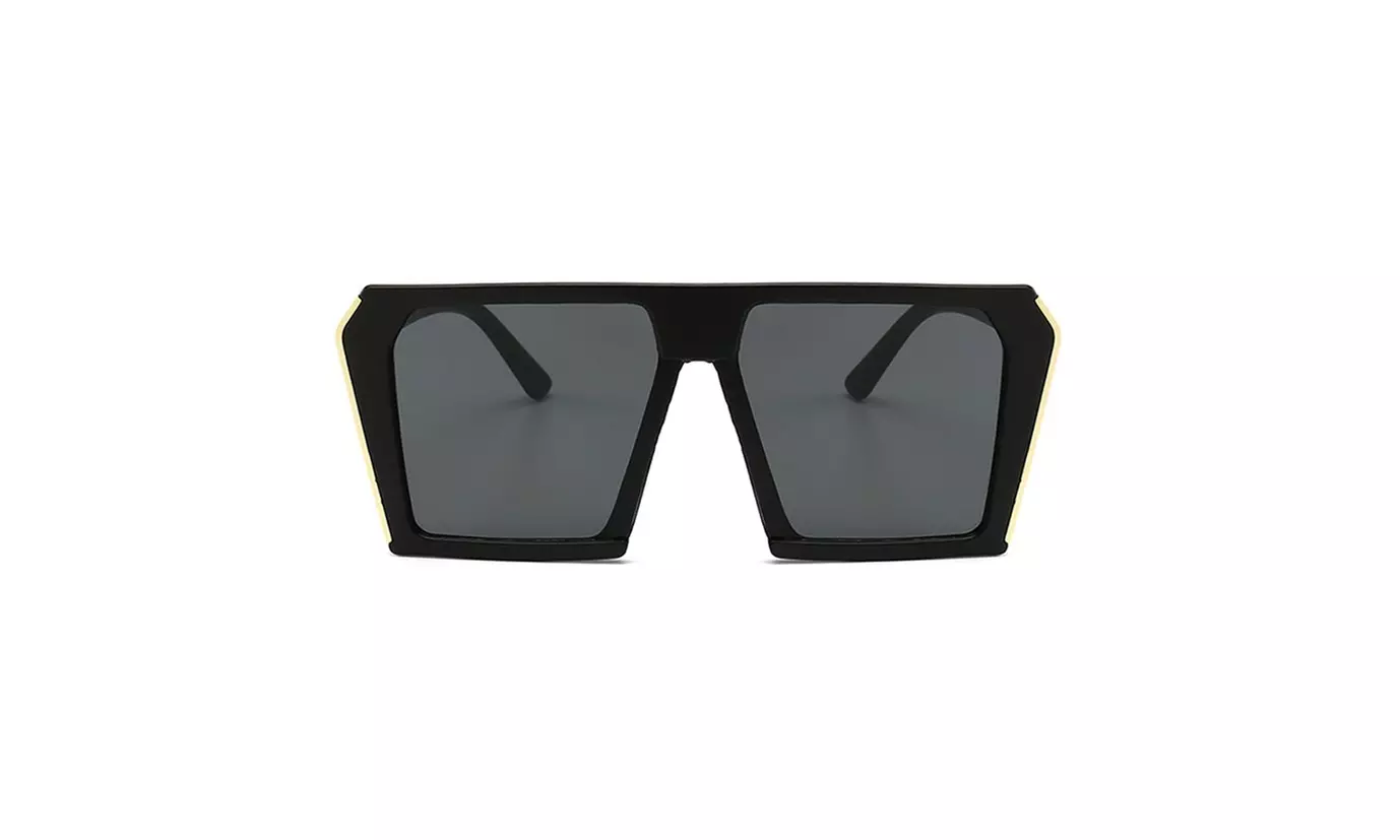 Colorful Trapezoidal Sunglasses by Novadab - Primary Image