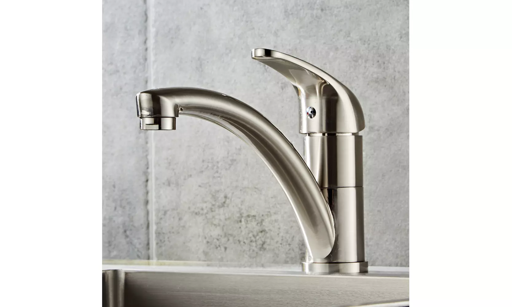 Contemporary Kitchen Sink Faucet -  Stainless Steel Kitchen Faucets - Primary Image