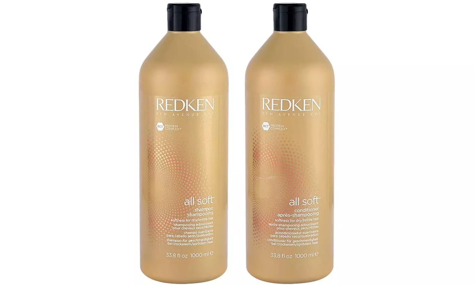 Redken All Soft Shampoo and Conditioner 33.8 oz Duo Set - Second Medium