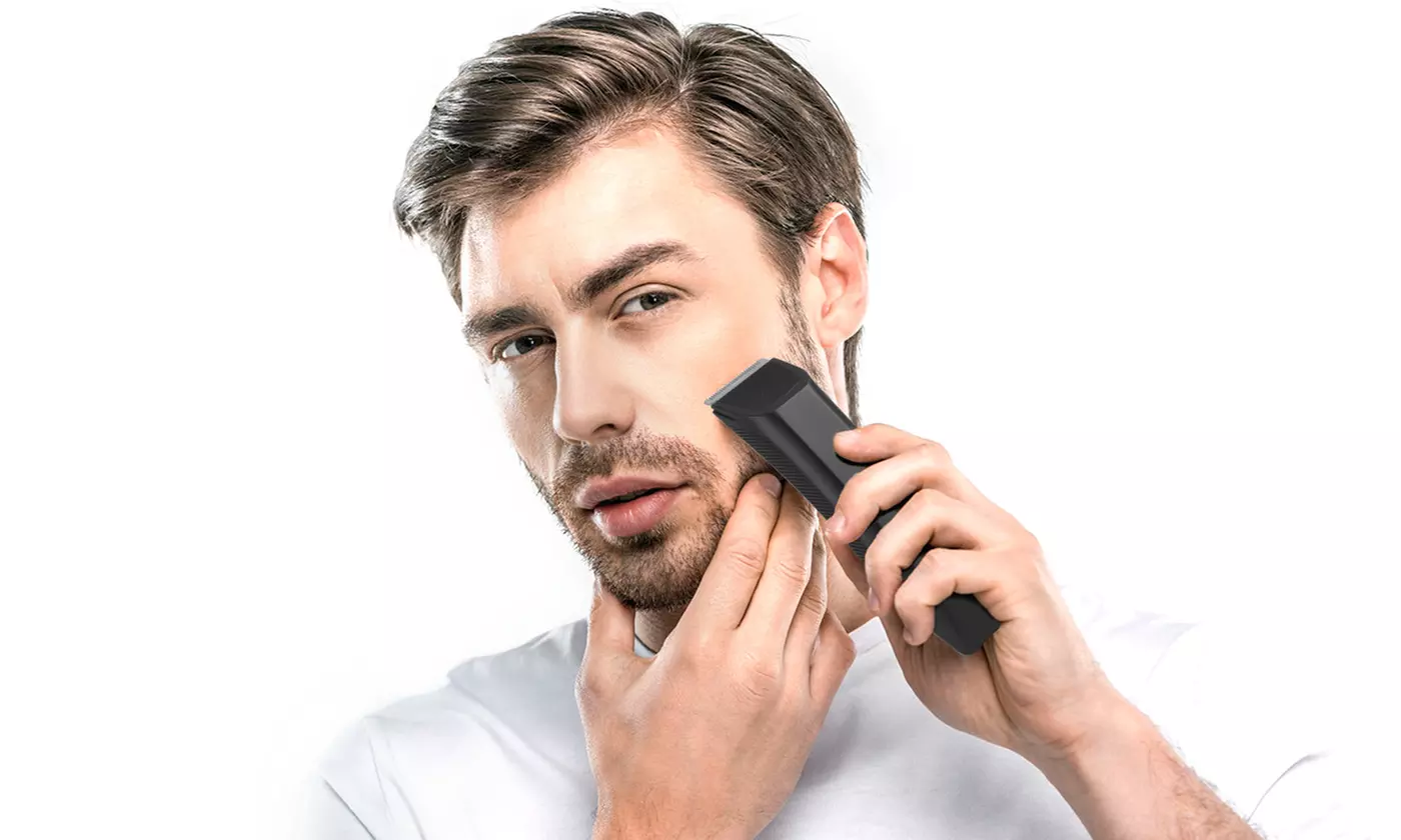 iMounTEK Men's 2-in-1 Cordless Electric Body Hair Trimmer Shaver with LED Light