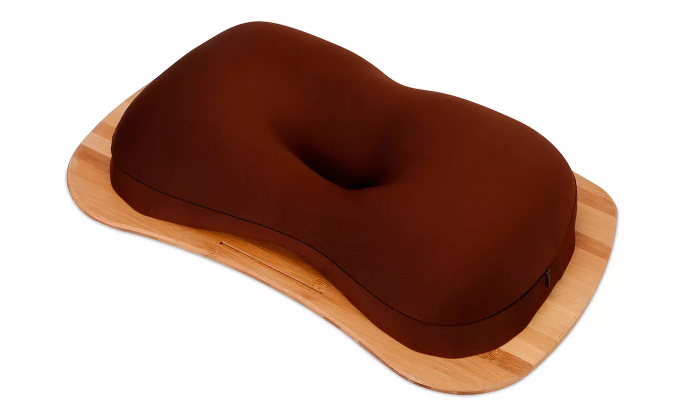 iMounTEK Bamboo Lap Desk Laptop Stand with Cushion Pillow & Anti-Slip Stopper