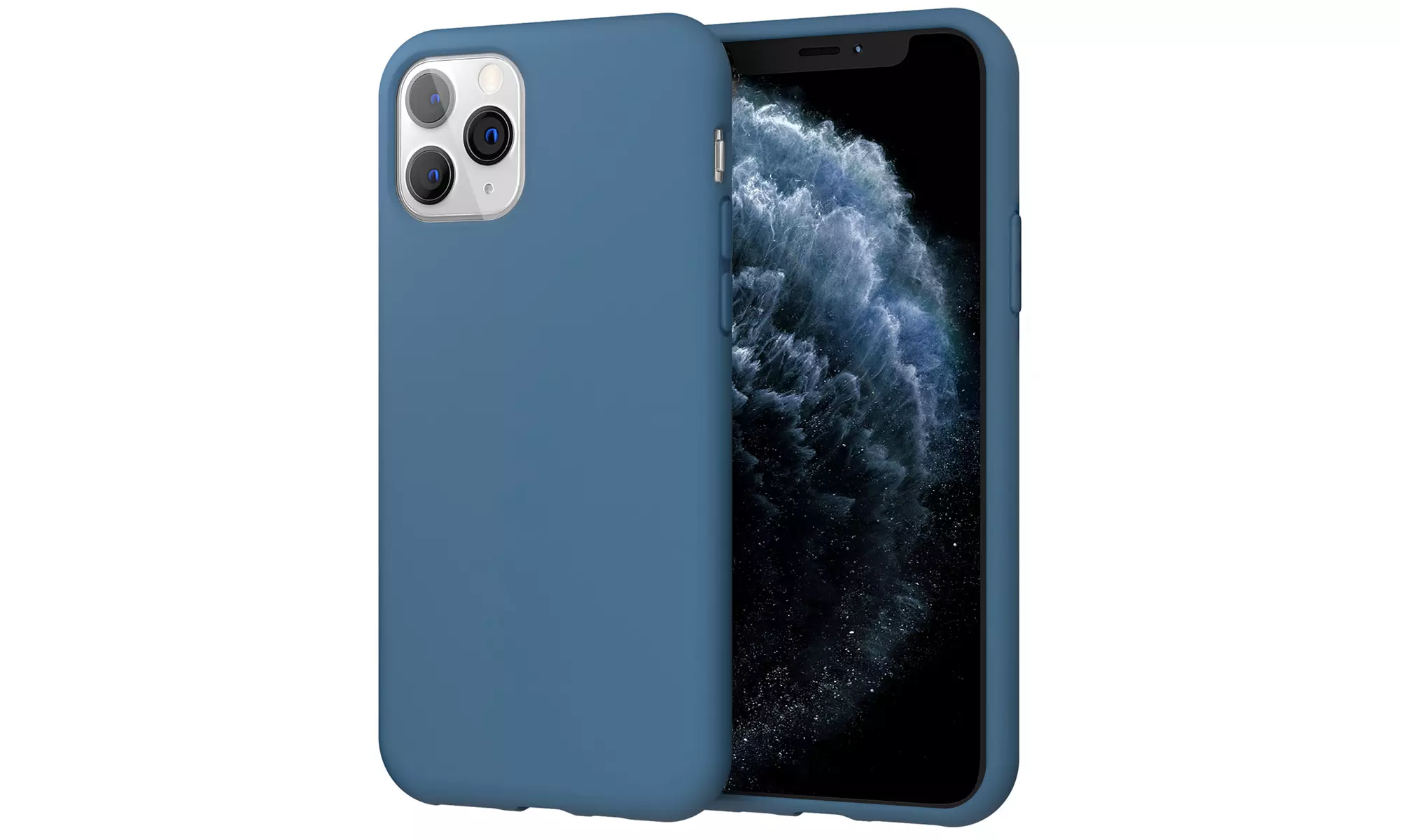 Silicone Case for iPhone 11 Pro, Silky-Soft Touch Case with Microfiber Lining