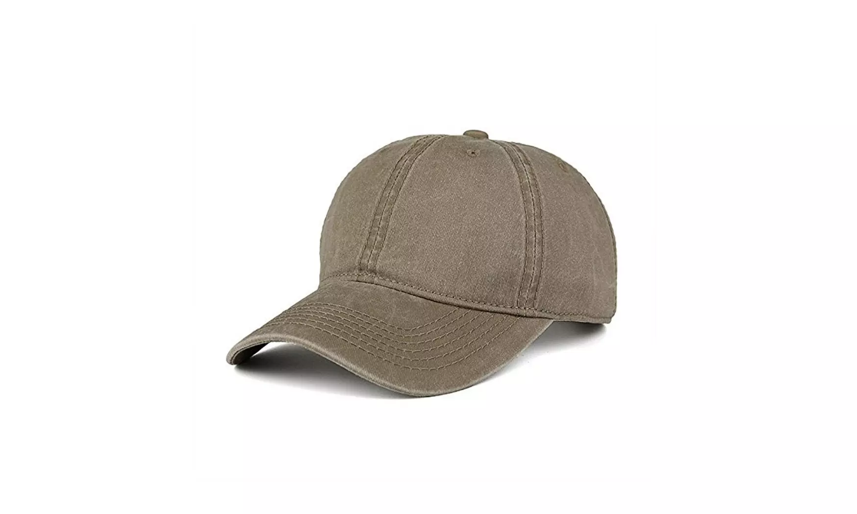 Solid Distressed Vintage Cotton Polo Style Baseball Cap Hat 100%Cotton