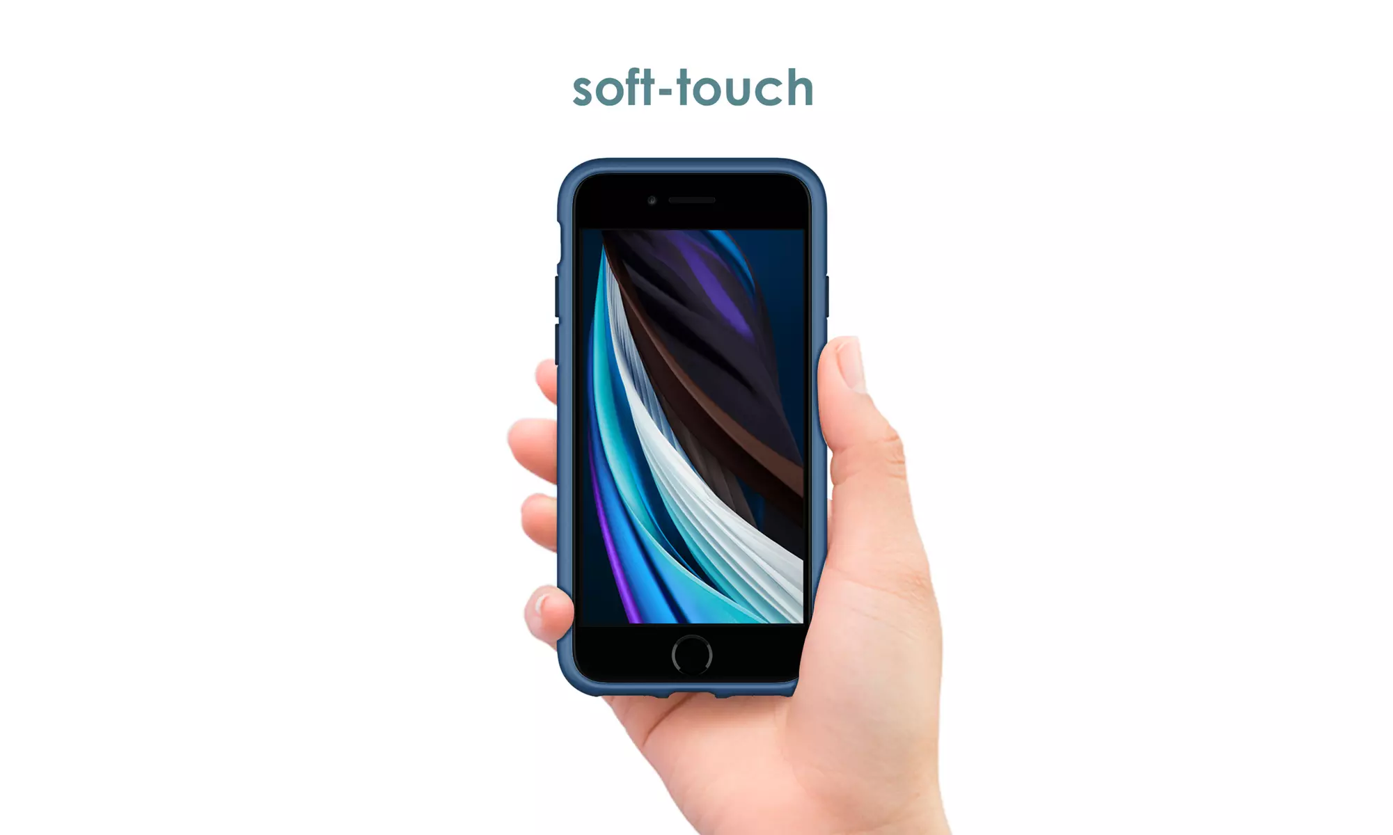 Silicone Case for iPhone 7/8, iPhone SE 3/2, Silky-Soft Touch Shockproof Case