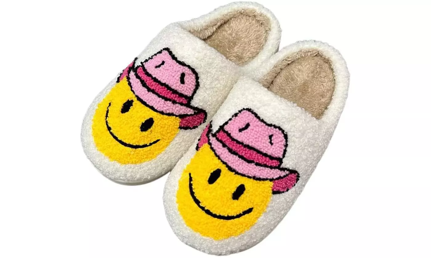Cowboy Boot And Cowgirl Hat Slippers For Women Men 