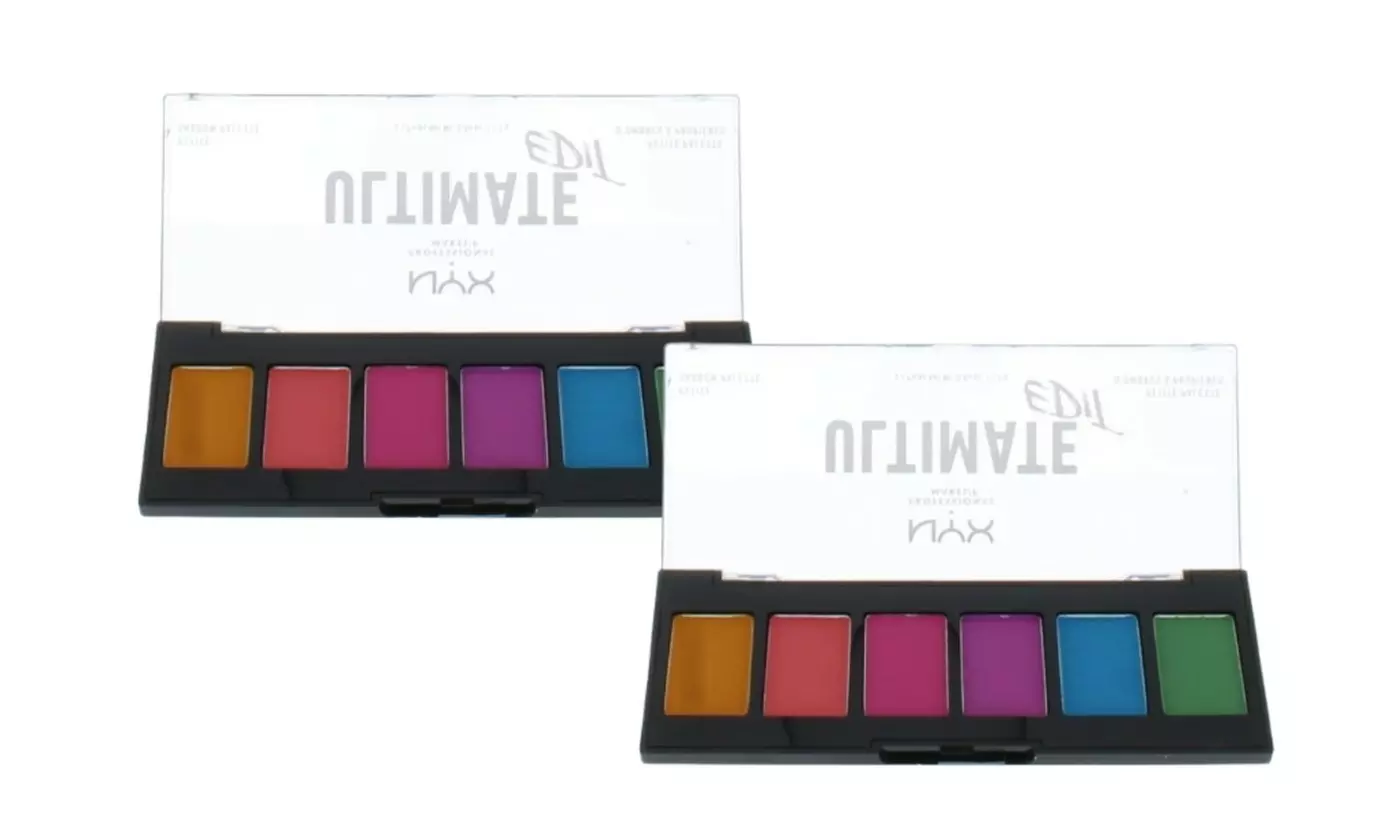 NYX Professional Makeup Shadow Palettes - Choose from 1, 2, 3 or 5 Packs